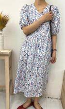 2021夏季新款韩版碎花连衣裙现货，女装连衣裙，雨木其