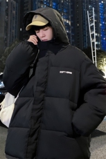 男装加厚冬棉衣男情侣棉服纯色连帽休闲外套棉袄MY006p138控158，男装棉衣，星座605(原A050)