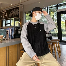 毛衣春秋款设计感日系慵懒温柔风港味复古chic开衫针织外套，男装针织衫/毛衣，星座716-4
