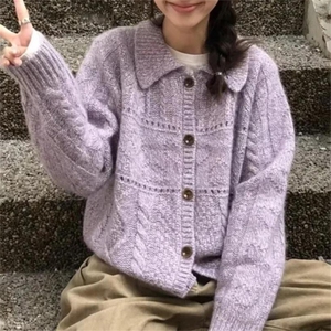 2025年秋季短款花纱开衫时尚百搭休闲/淑女图片