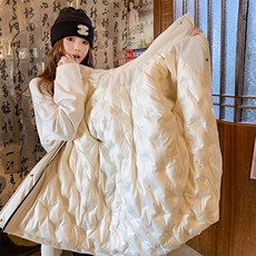 2C085-Q055P285工装90白鸭绒新款派克服外套K458现货，女装羽绒服，2C085