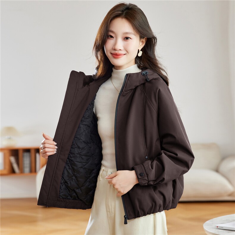 现货！2025年冬季夹棉棉服女，女装棉衣/棉服，沐七七