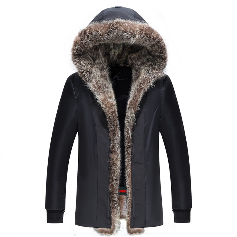 2020电商B247冬季新款派克服短款商务外穿大毛领休闲男1909-P2250,男装羽绒服,电商B247