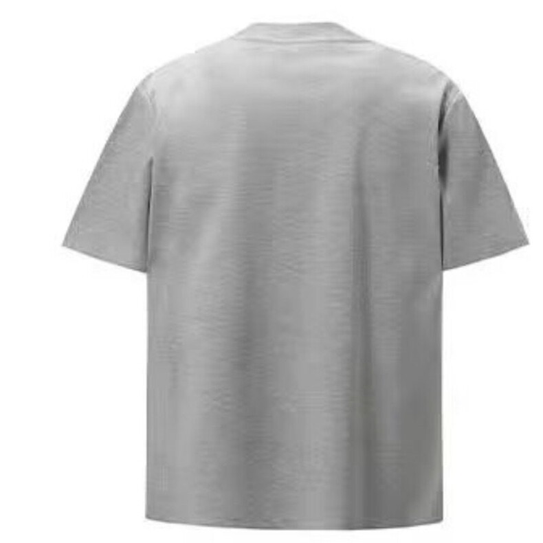 2025刺绣暗纹短袖t恤男女夏季百搭休闲衣服新中式风潮半袖上衣,男装T恤,星座506A