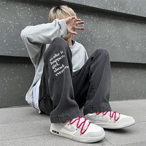 夏季高街 牛仔裤直筒B342-NK13-P50控68图片