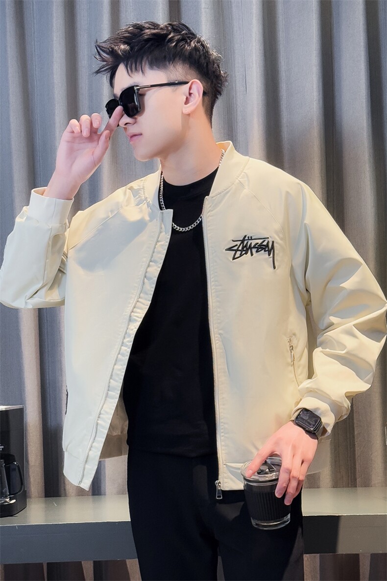 9909-P98控138春季新款社会小伙潮店主风夹克男,男装夹克,电商D327