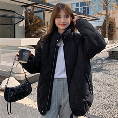 冬季新款美式学生韩系棉服女棉衣菱格棉袄外套oversizeC543-P100，男装棉衣，星座911-2(原星座613-2）