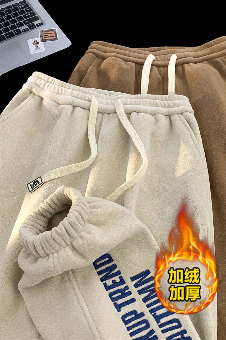 现货品质双面奥粒绒加绒加厚休闲裤男416B-1-KL758-特P50控88,男装卫衣,星座416B-1