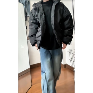 MA699-P108控148防水小牛津手塞棉堆堆袖加厚保暖棉服提供小视频图片