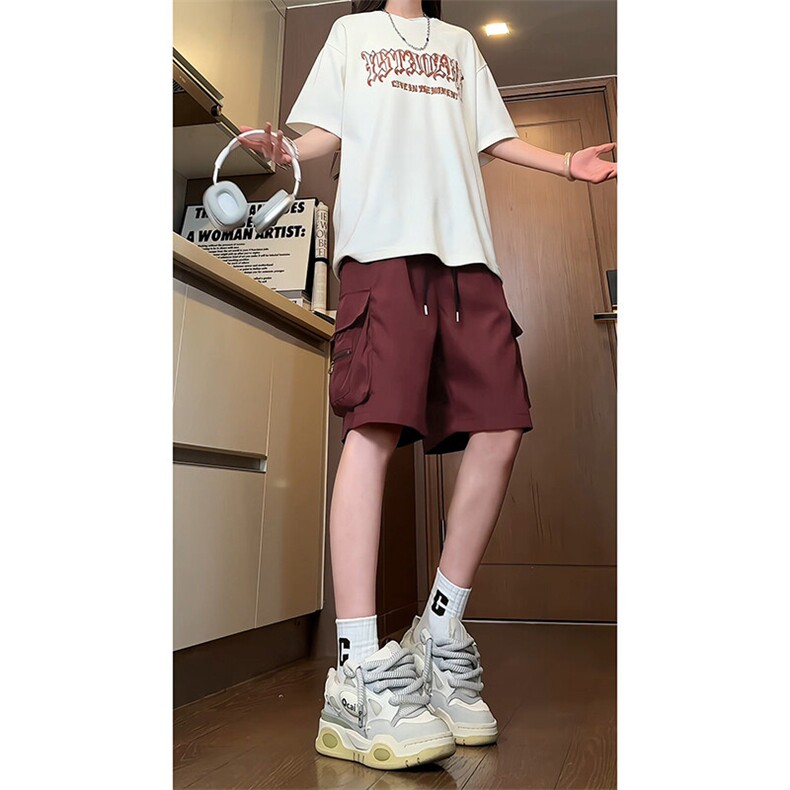 A1056TP30控48-抖音品质夏季新款男宽松休闲日系工装短裤美式中裤,男装牛仔裤,电商B241
