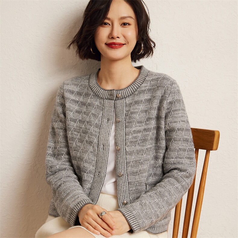 羊绒衫女加厚亲肤山羊绒毛衣内搭针织衫打底衫,女装羊绒衫,五色羊羊绒