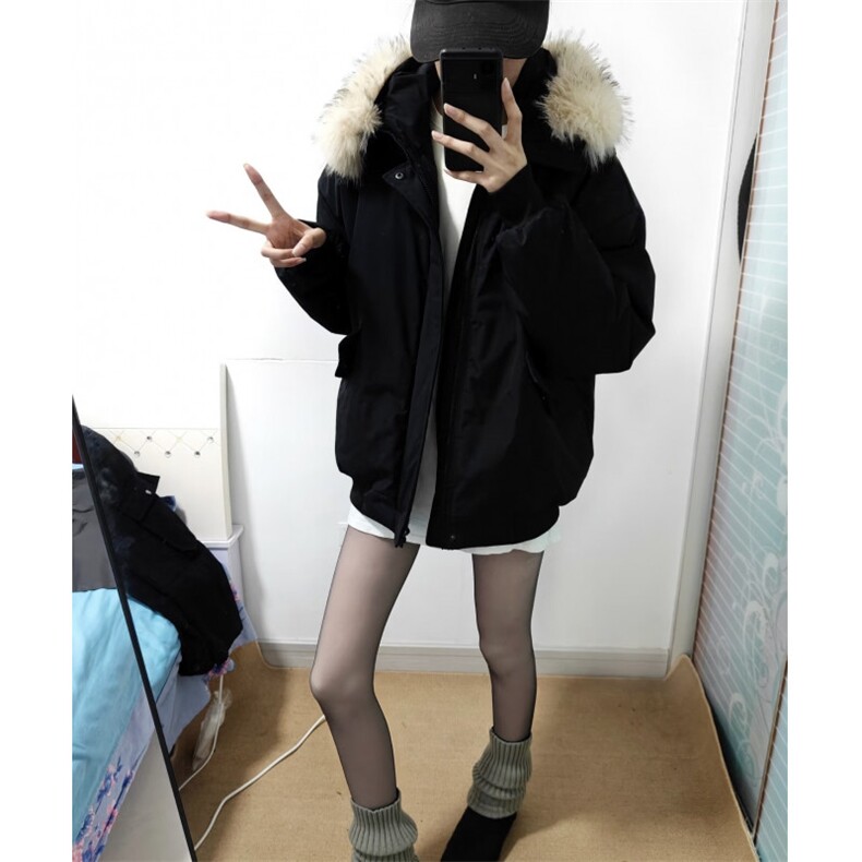 现货毛领连帽外套情侣派克服棉衣1408-MY25-P85(网图）,男装棉衣,四季星座1408（原星座1613）