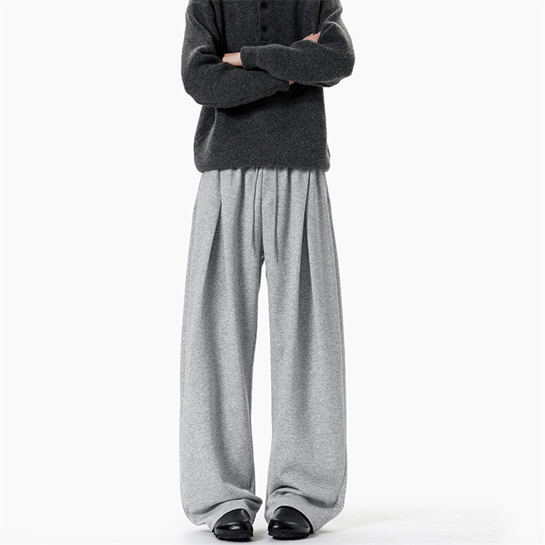 美式弯刀休闲裤子男秋季新款2025重磅解构设计卫裤-A2206TP45控78，男装休闲裤，电商B241