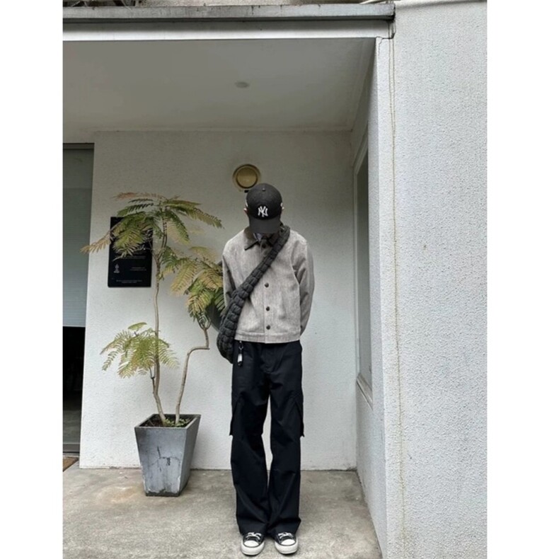 现货自制卡其棕皮领雪尼尔夹克宫廷味,男装夹克,星座910A