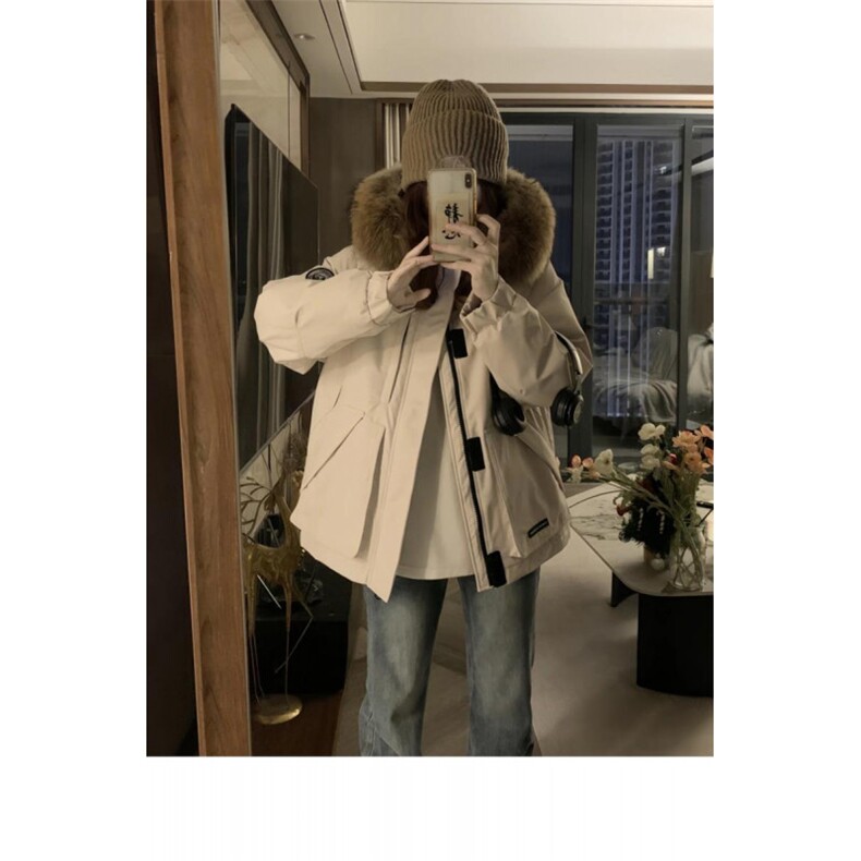 【升级款】派克服工装羽绒棉服oversize面包服外套Y902-P110网图,男装棉衣,电商B245