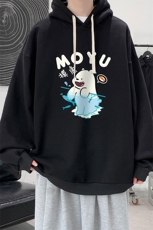 连帽卫衣男大码胖子帽衫大号运动服WY2414-P35，男装卫衣，电商A040