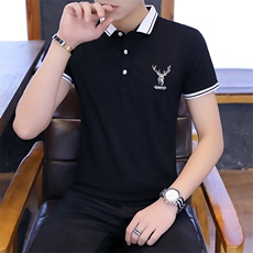 款8028短袖t恤男士韩版上衣服半袖polo衫潮流体恤衫男装薄，男装T恤，电商D310（原电商305）