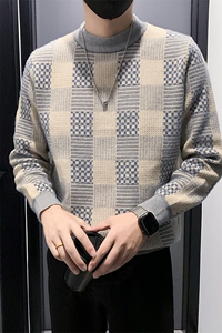 B340 M96256 P78 108   店主风无头风高品质毛衣男图片