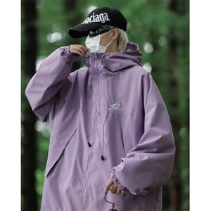 vintage冲锋衣男款2023新款山系户外防水登山服外套春秋 W9270图片