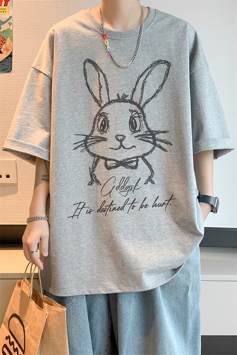 已注册/夏季内景新款个性宽松短袖T恤男潮大码打底衫DT00596/P25,男装T恤,电商B316