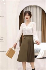 新款半裙，两色、四个尺码[现货]，女装半身裙，依柏璐