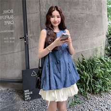 风牛仔上衣+半身裙两件2C081-8620P150K218，女装套装/套裙，2C081