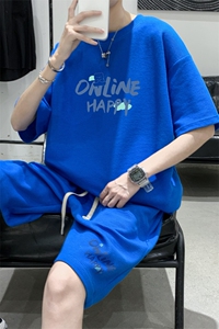 ！重磅推荐！2022夏季男士华夫格短袖T恤套装HTZ02P50图片