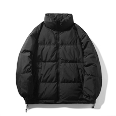 白鸭绒潮流光板抽绳立领羽绒服保暖外套Y5848-P140【特价】，男装羽绒服，电商A007