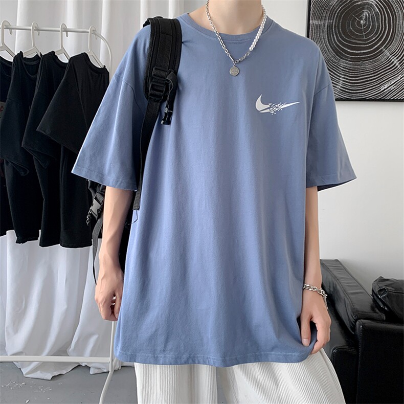 男士短袖T恤潮牌半袖男装2024新款衣服男夏季A161-2-T0883-P20,男装T恤,电商A161-2
