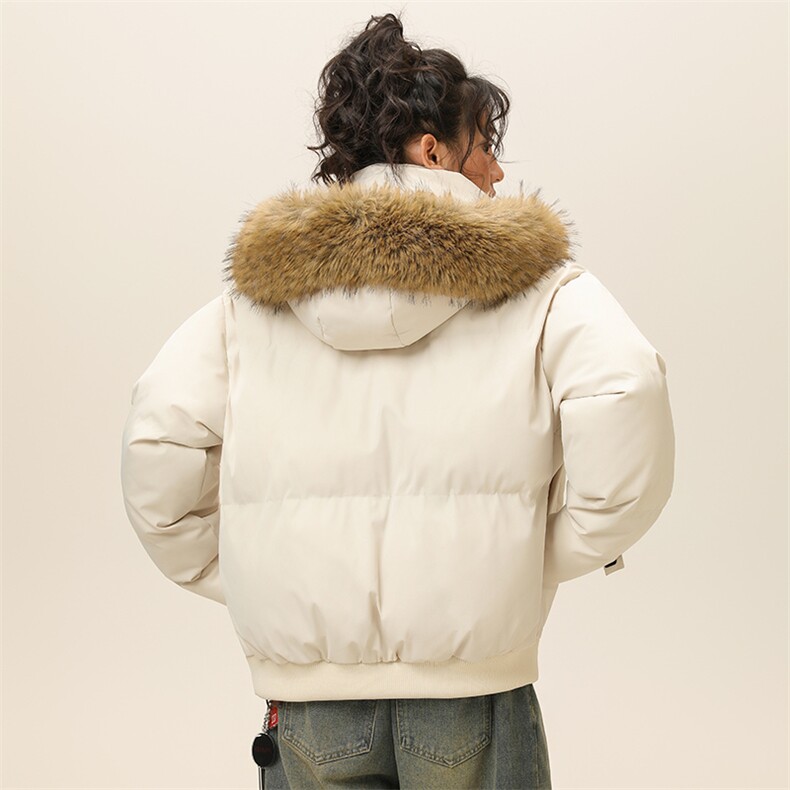 潮流宽松连帽棉服高街潮牌休闲棉衣A161-9986,男装棉衣,电商A161