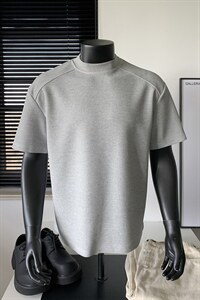 主推夏季新品2026玉米格半袖打底衫男士夏装短袖T恤上衣S408-特19图片