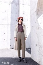 ?#16320 人字纹毛呢面料，双面拉毛，亲肤舒适，厚，其它，都市米兰