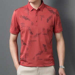 POLO衫男上衣半袖男装衣服男士体恤衫T恤潮牌休闲翻领爸爸短袖男图片