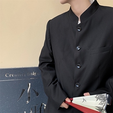 秋款男西服立领中山装单排扣西装有垫肩风外套JK1161P60，男装西服，星座1013-1