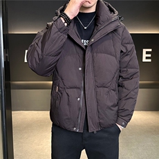 冬季男士连帽加厚羽绒服【标50绒】，男装羽绒服，星座414（原B263）