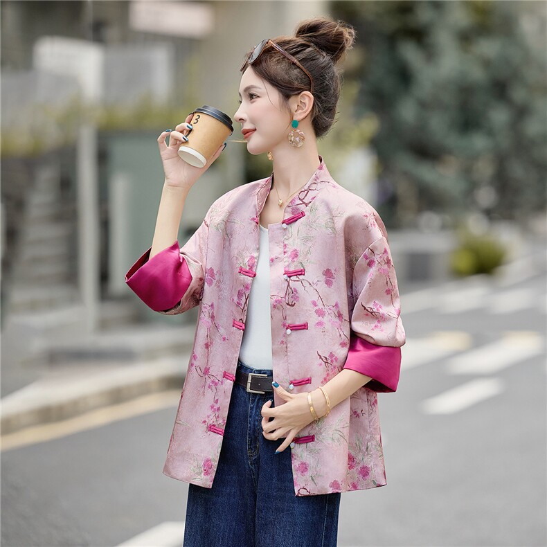 【bao款现货已出】2025秋装新款新中式重工刺绣复古小香短外套,女装短外套,韩宇舍