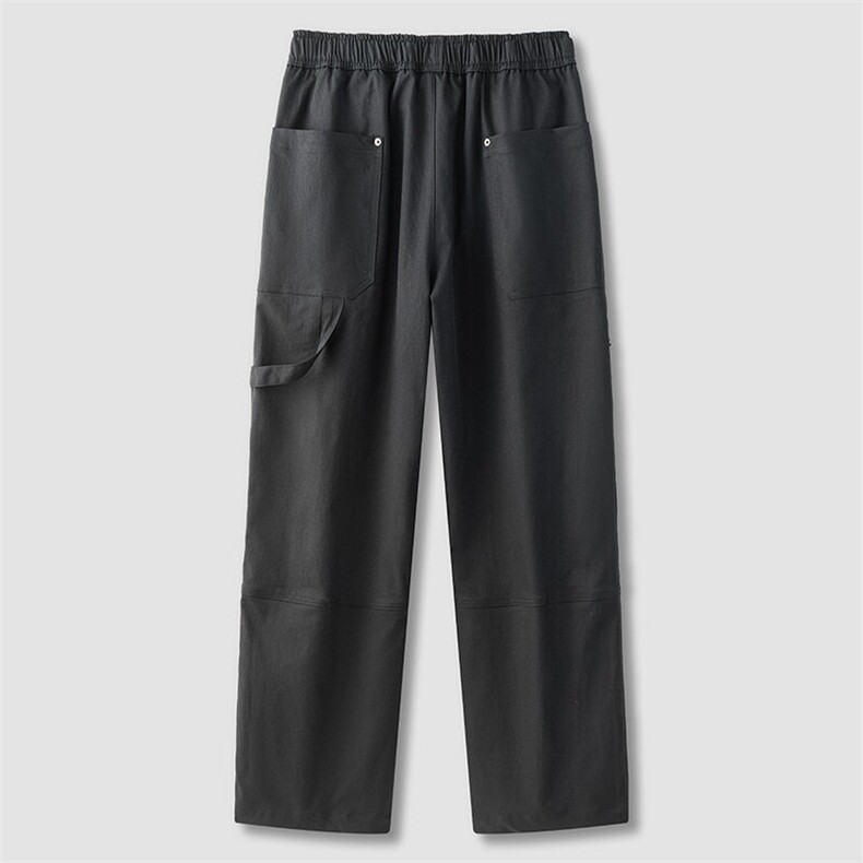 日系工装裤子男弯刀长裤潮牌高级感百搭宽松休闲裤K790-P55,男装休闲裤,星座210-1