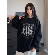 休闲套头卫衣圆领情侣港风流行时尚潮牌新款513AWY2719P37，男装卫衣，星座513A