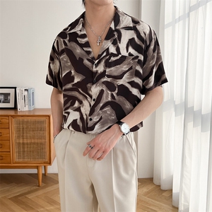 B353 CS367 P55 M-3XL 聚酯纤维100 夏季新款2025冰丝衬衫直播款2图片