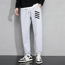 休闲裤男22秋冬新款舒适百搭运动裤潮牌修身工装裤学生卫裤Z906，男装休闲裤，星座815-2
