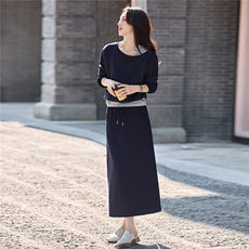 套装裙2025秋新款韩系独特超好看休闲气质大方得体减龄穿搭一整套，女装套装/套裙，盈茜