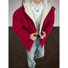 支持二开冬装加棉加厚连帽棉服男女大码棉衣外套面包服M811-P70，男装棉衣，电商A441