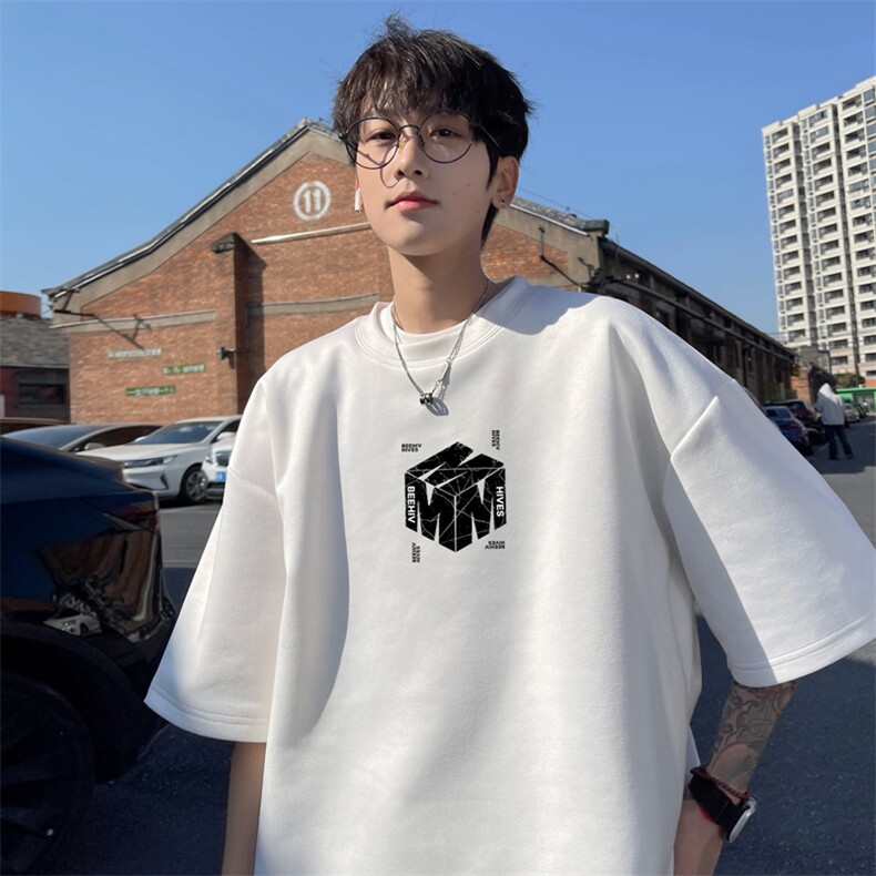 麂皮绒！重磅麂皮绒短袖t恤男JPDX205-特P19控38,男装T恤,电商B367