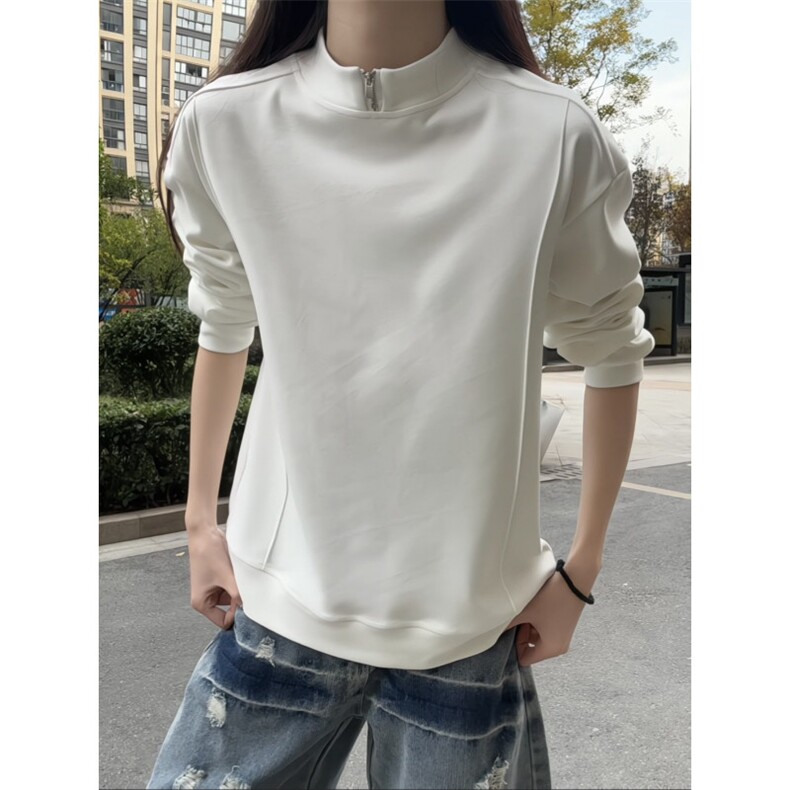冬季保暖设计感拉链内搭双面德绒打底衫男女潮XZ811A-DR06-特P28,男装T恤,星座811A
