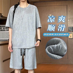 特批P45无差价夏季潮流宽松T恤男纯色休闲短袖上衣T2098+DK2140,胸贴怎么搭配上衣图片