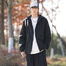 户外防晒衣男士休闲夹克潮流薄款外套潮流春夏款A266-FS001-P35，男装防晒衣，电商A266