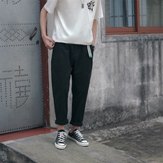 日系简约基础款水洗宽松男女工装裤美式休闲裤C309B-K138-P68-X88，男装休闲裤，电商C309B