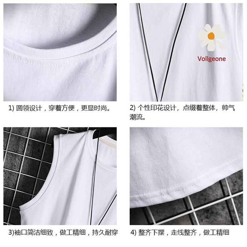 TB36059-P35纯汗背心套装男士大码汗衫短裤两件套网格挂拍,男装T恤,电商A040A