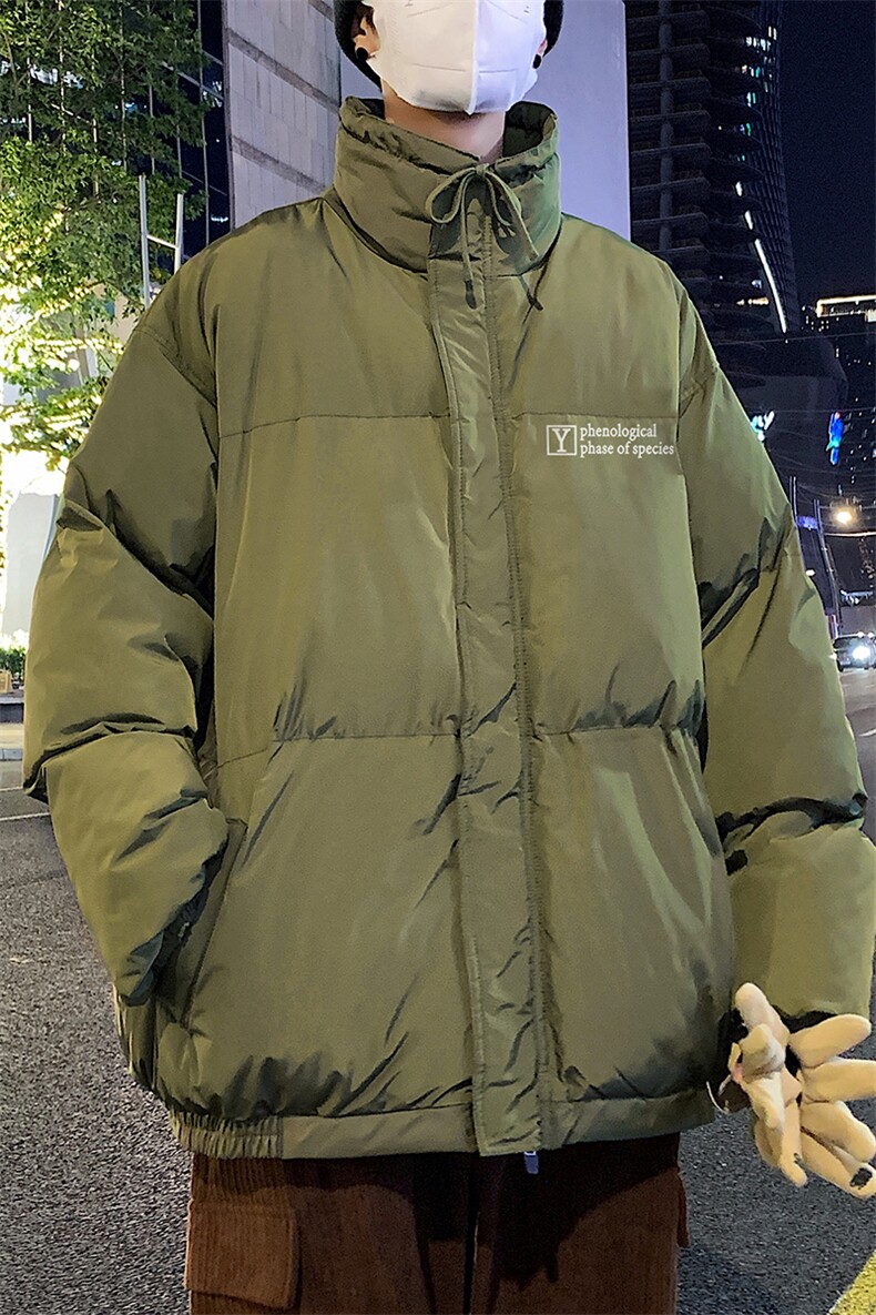 港风夜景字母印花白鸭绒保暖立领羽绒服A247-YR82113特批175控258,男装羽绒服,电商A247