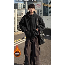 秋冬款加棉舒适暖潮时尚上衣休闲港味文艺秋冬棉衣HY878P85，男装棉衣，电商A102B